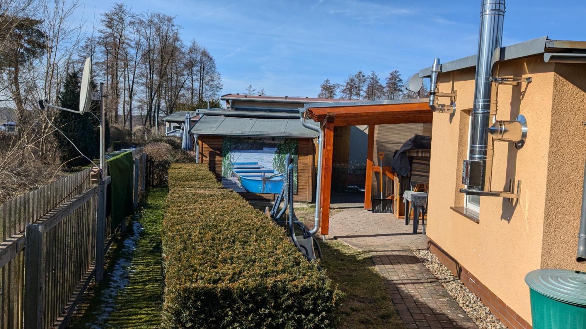 Spreewaldhaeuser Golinski Mit Kamin Am Neuendorfer See Alt Schadow المظهر الخارجي الصورة