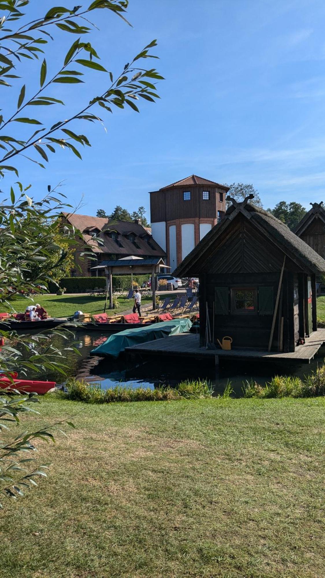 Spreewaldhaeuser Golinski Mit Kamin Am Neuendorfer See Alt Schadow المظهر الخارجي الصورة